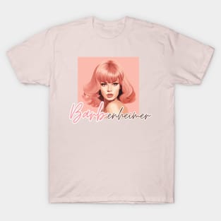 barbenheimer pink girl T-Shirt